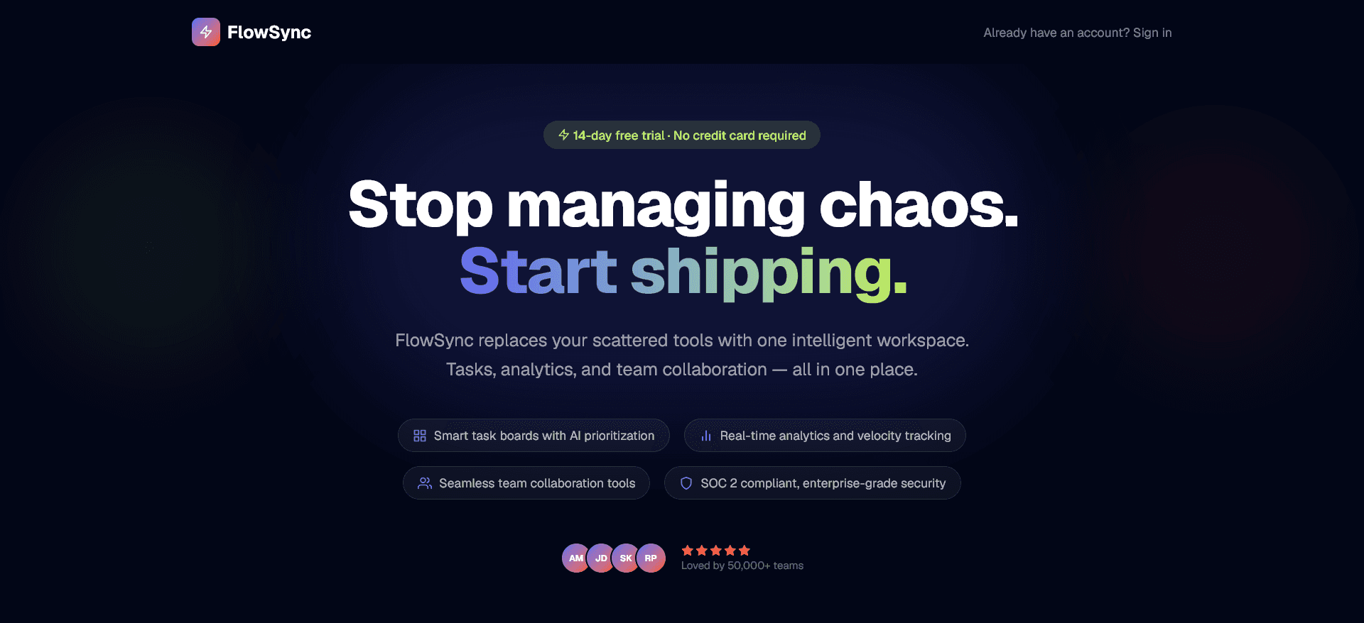 CRM & Email Automation main screen