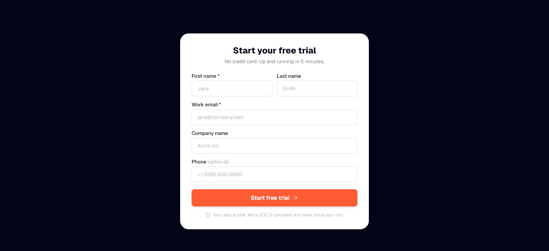 CRM & Email Automation detail screen